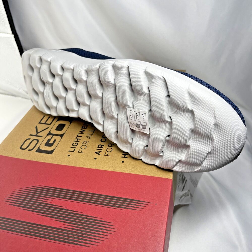 Skechers GoWalk Joy Sensational Day Navy/White 124187 Womens Size 12 New in Box - Picture 7 of 7